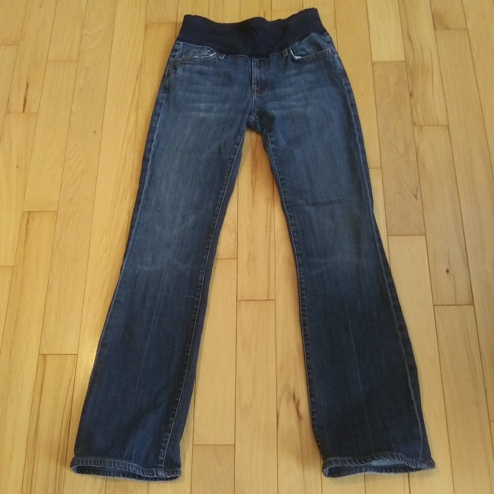 Maternity Jeans boot cut  A Pea in the Pod 7 for all mankind